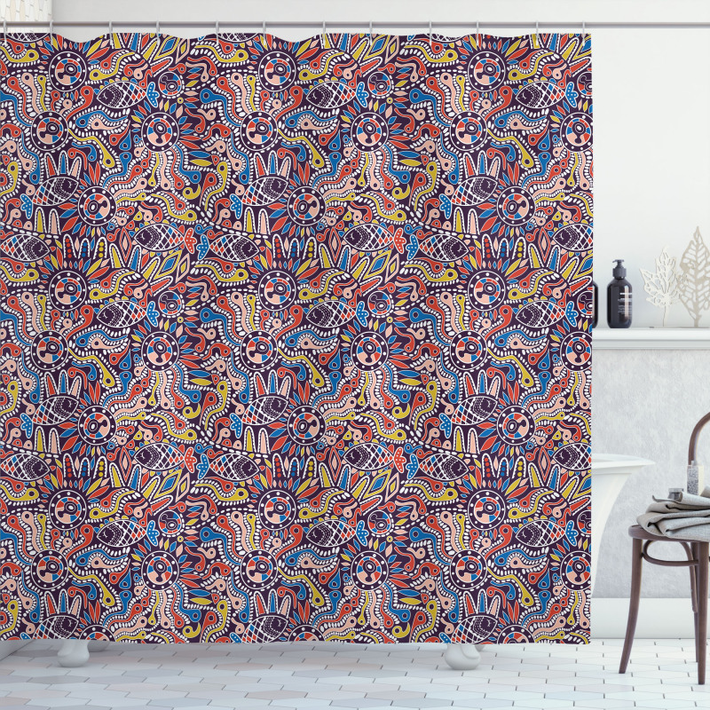 Mosaic Bohemian Shower Curtain