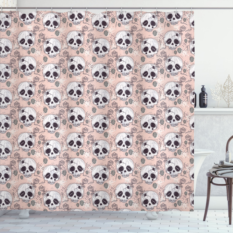 Day of the Dead Theme Shower Curtain