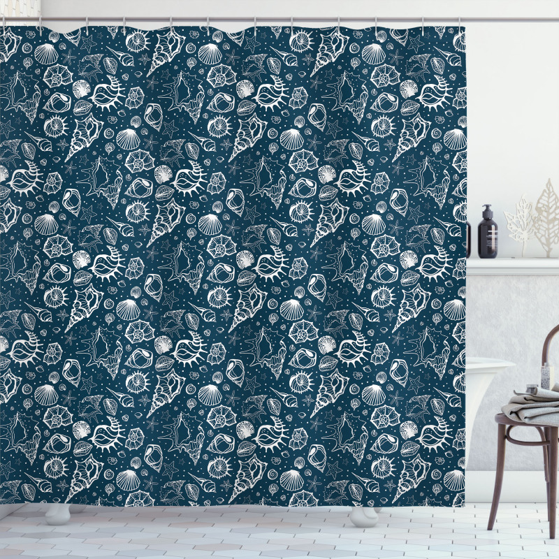 Sea Shells Art Shower Curtain