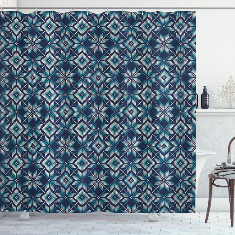 Nordic Winter Shower Curtain