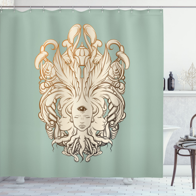 Fortune Teller Artwork Shower Curtain
