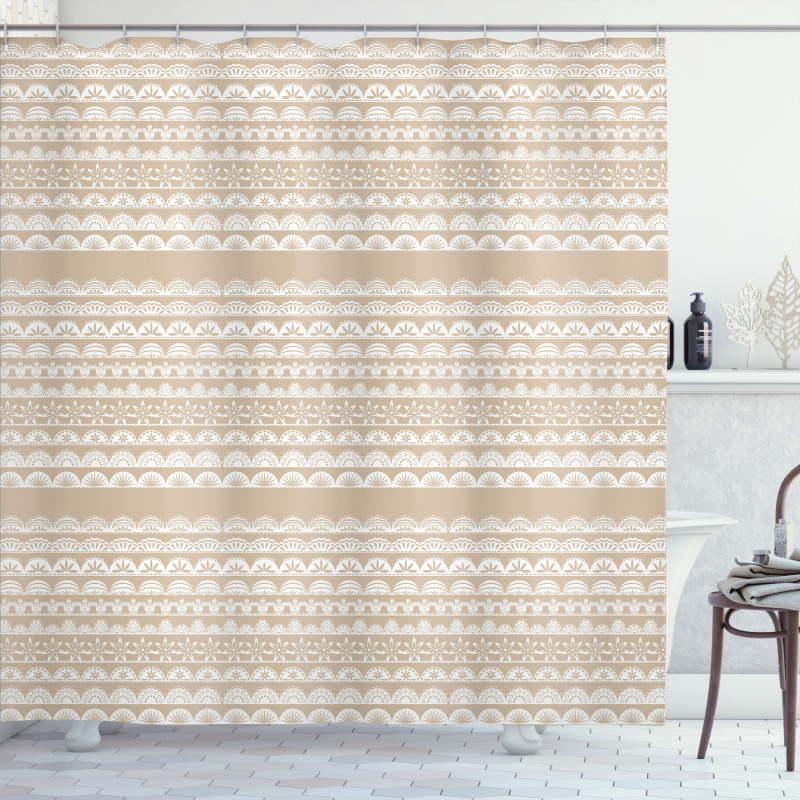 Antique Borders Shower Curtain