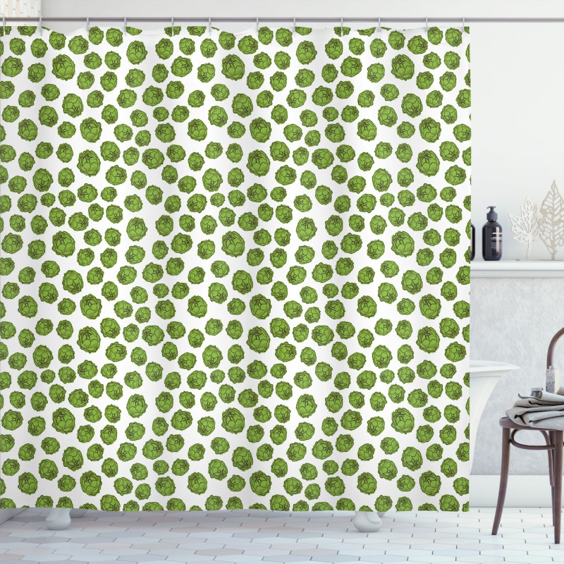 Fresh Artichoke Shower Curtain