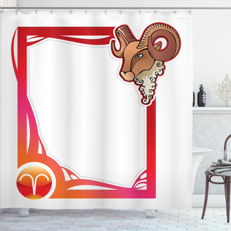 Cartoon Frame Shower Curtain