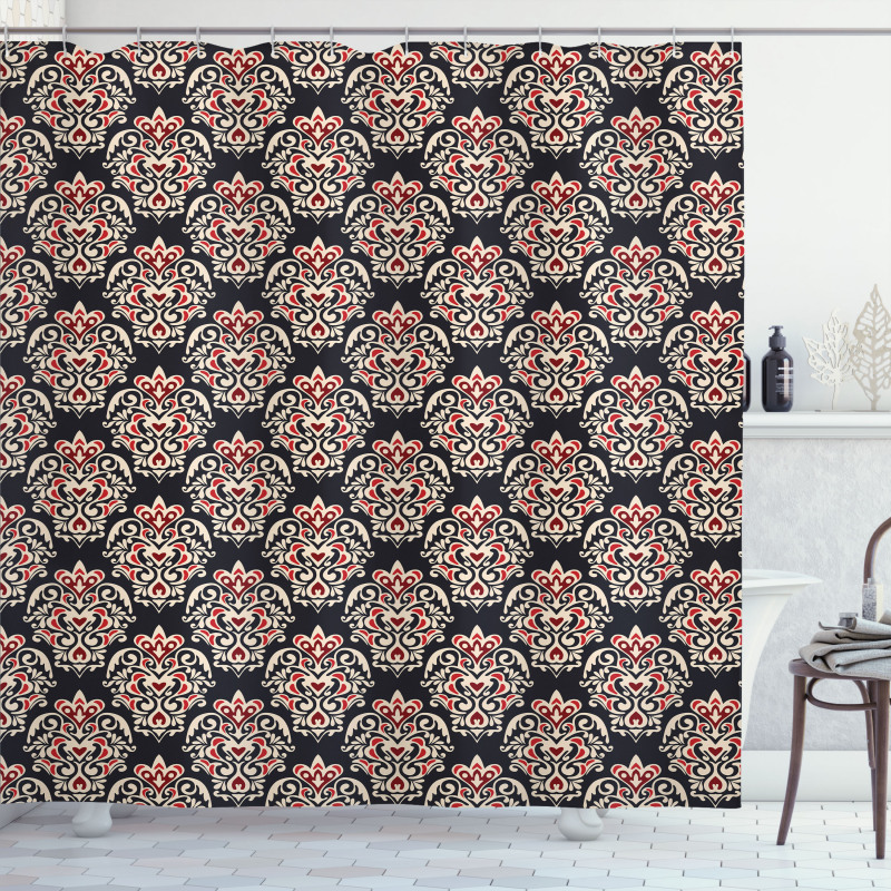 Classical Venetian Motif Shower Curtain