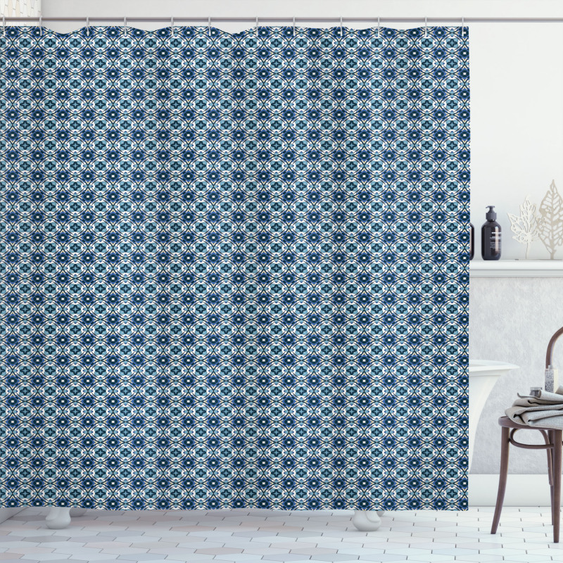 Portuguese Azulejo Shower Curtain