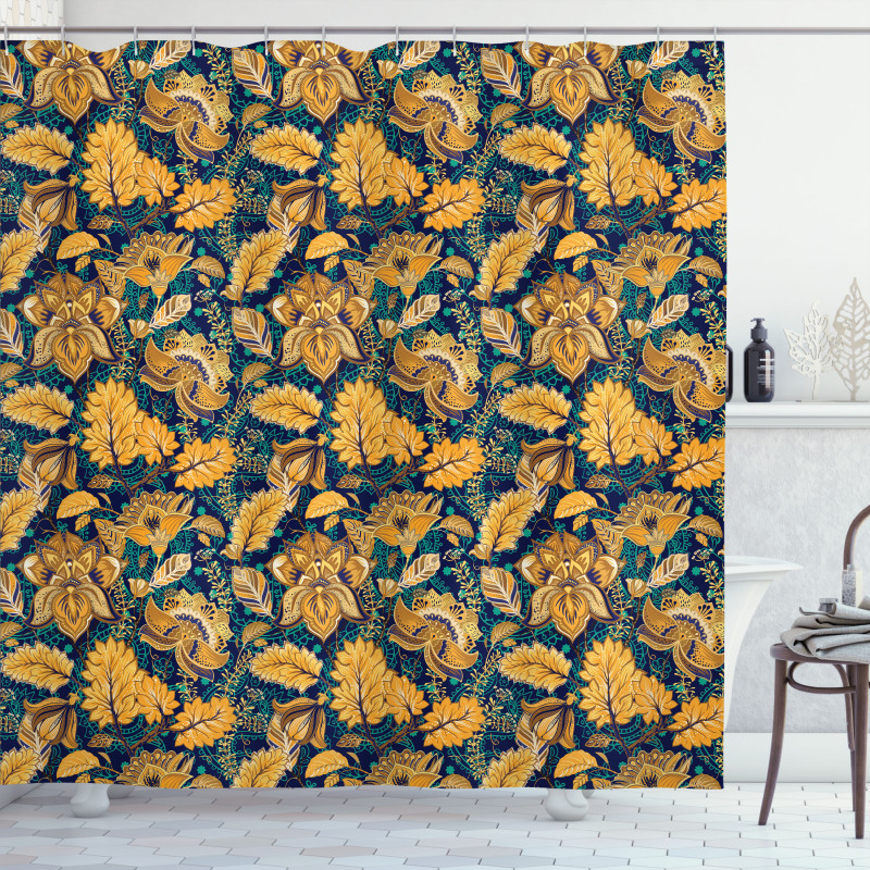 Medieval Exotic Garden Shower Curtain