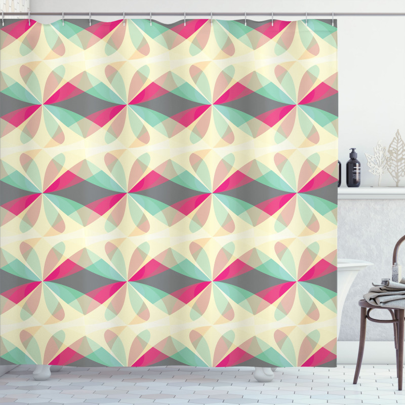 Floral Vibrant Modern Shower Curtain