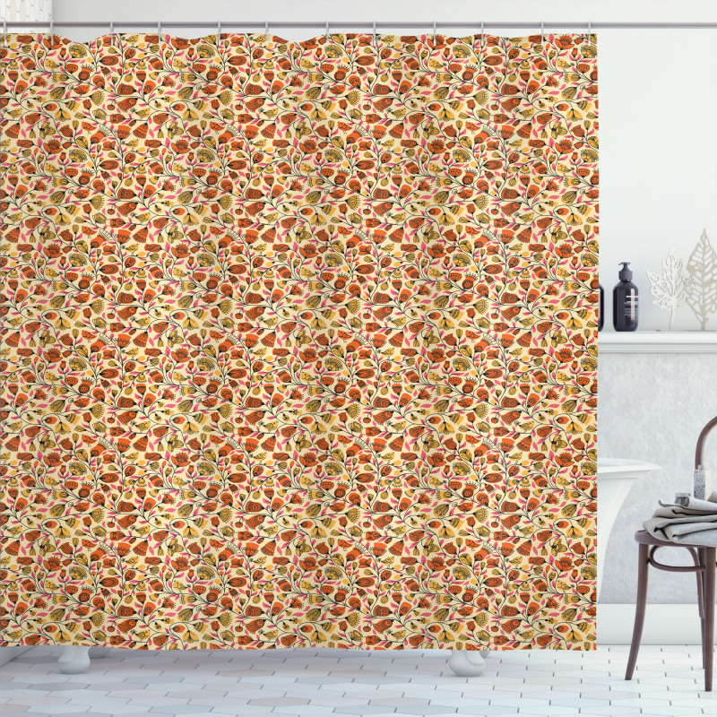 Ornamental Garden Art Shower Curtain