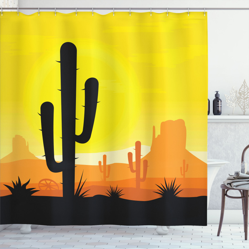 Plants in West Desert Shower Curtain