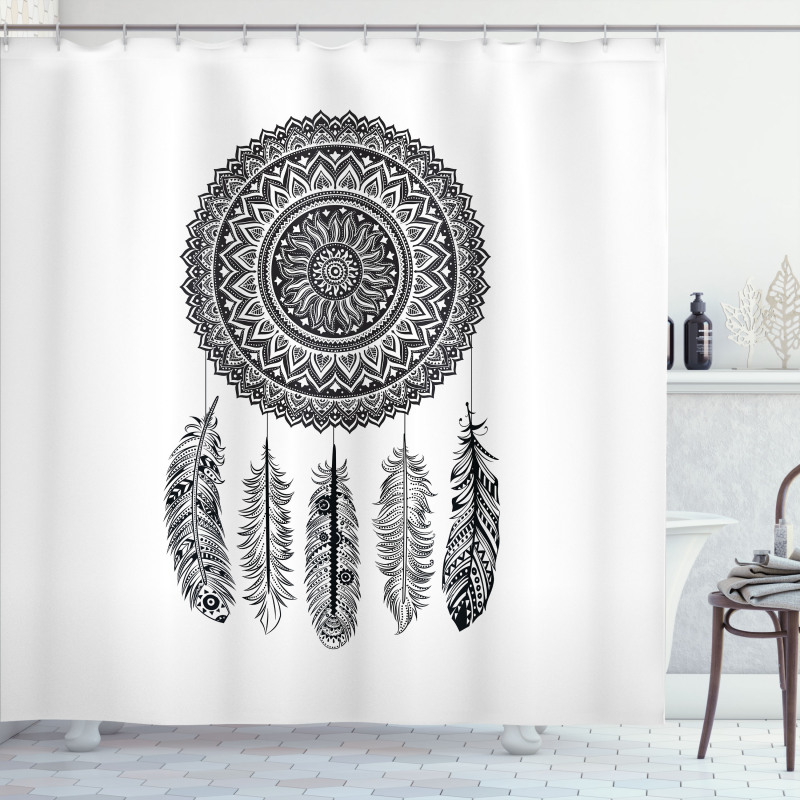 Aztec Dream Catcher Shower Curtain