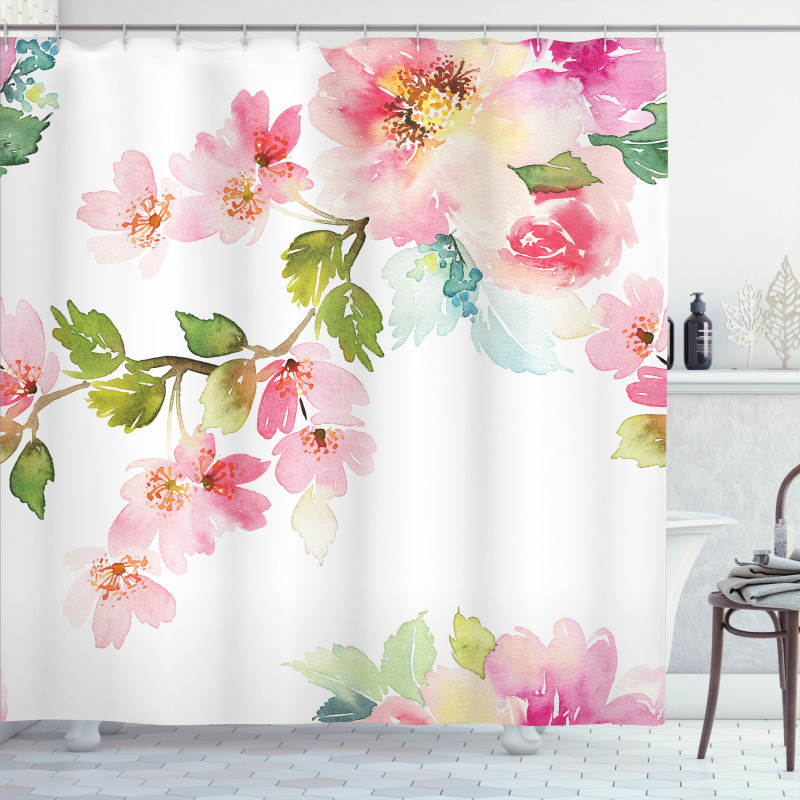 Innocent Delicate Nature Shower Curtain