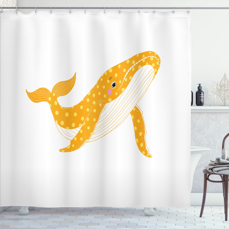 Cartoon Ocean Animal Shower Curtain
