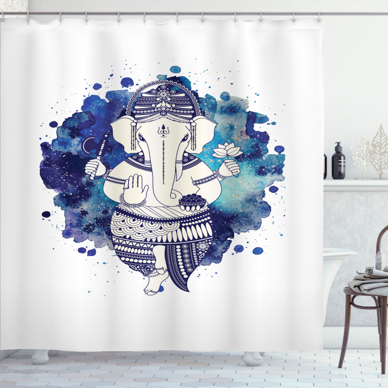 Aquerelle Design Shower Curtain