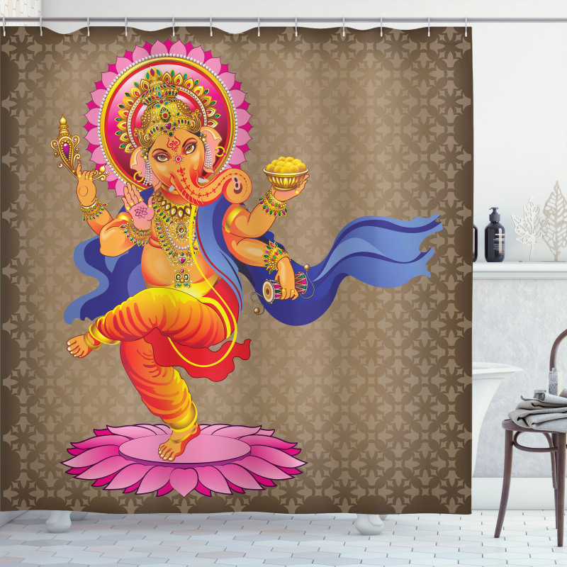 Dancing Asian Icon Shower Curtain