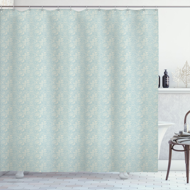 Cheerful Nature Shower Curtain