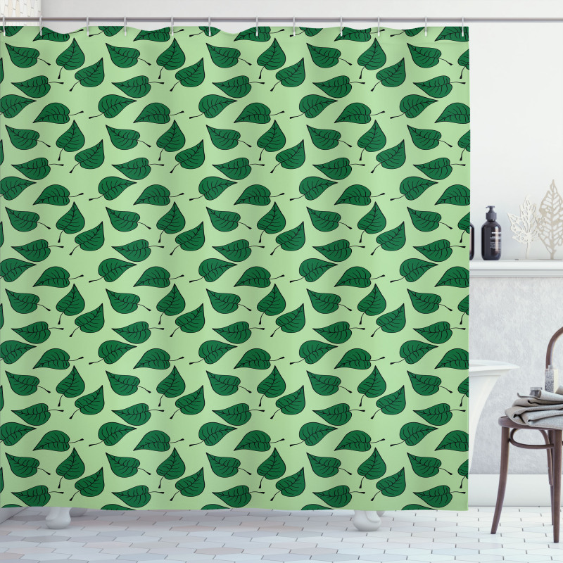 Composition of Nature Shower Curtain