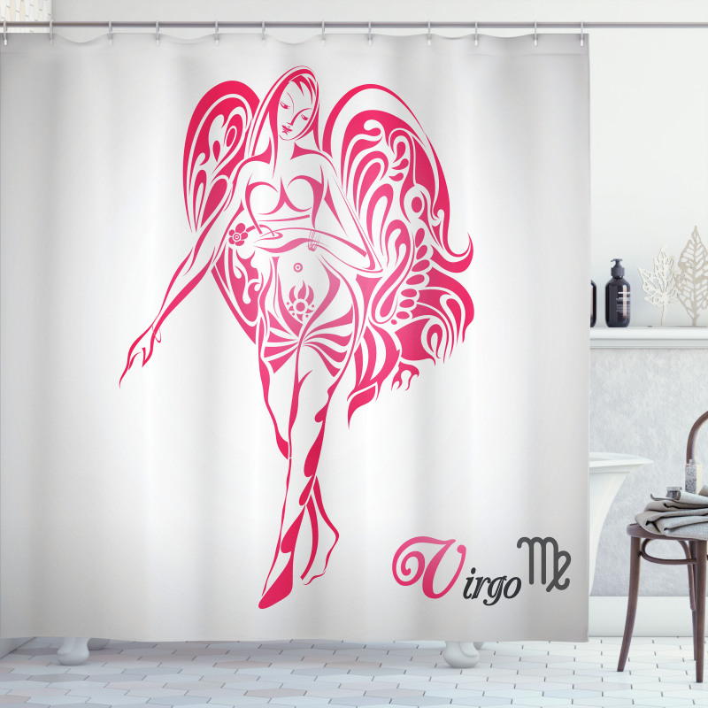 Mystical Angel Shower Curtain