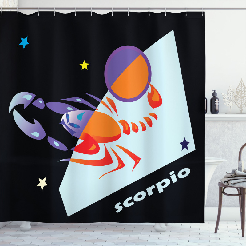 Retro Abstract Shower Curtain