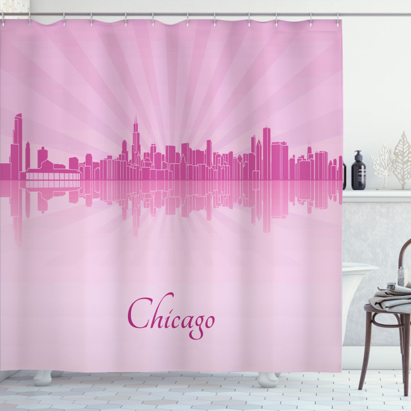USA Downtown Shower Curtain