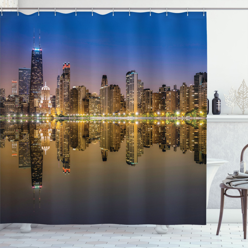 Evening View Shower Curtain