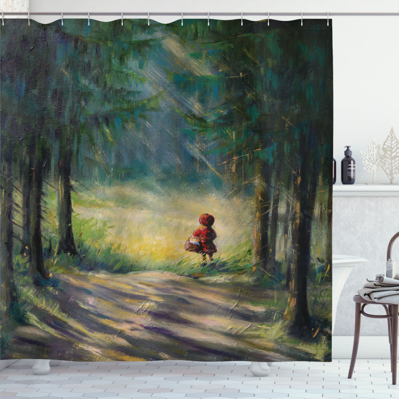 Story Forest Shower Curtain