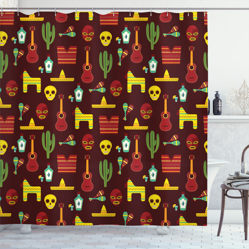 Tequila and Saguro Shower Curtain
