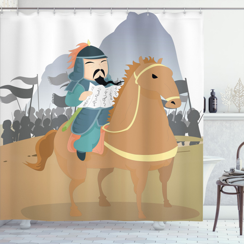 Historic Design Shower Curtain