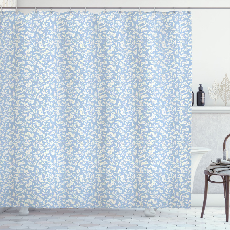 Sketch Spring Flora Shower Curtain