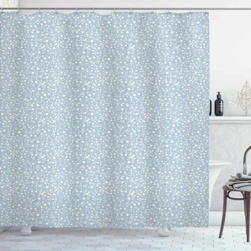 Nursery Stars Shower Curtain