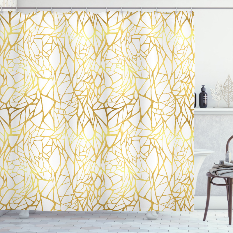 Abstract Exotic Shower Curtain