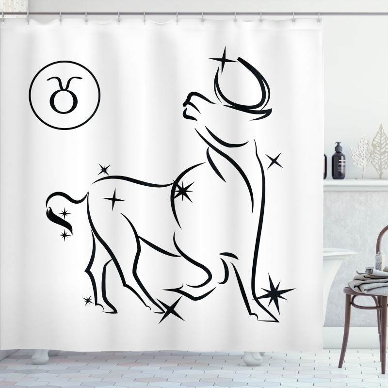 Animals Horoscope Shower Curtain