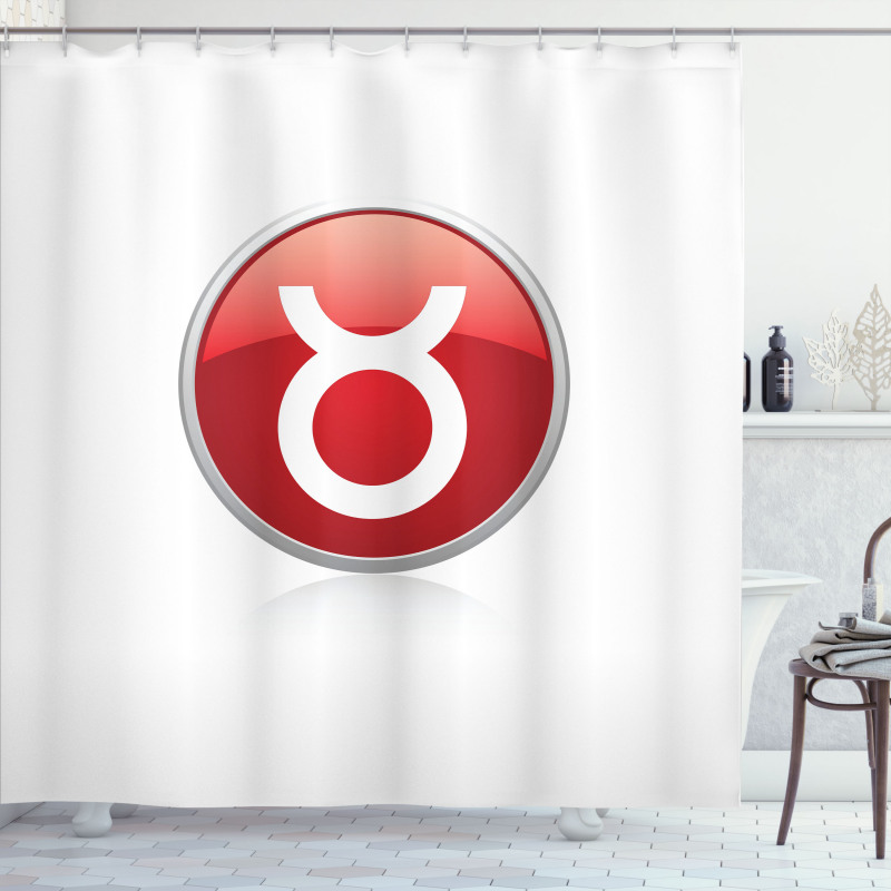 Vivid Circle Shower Curtain