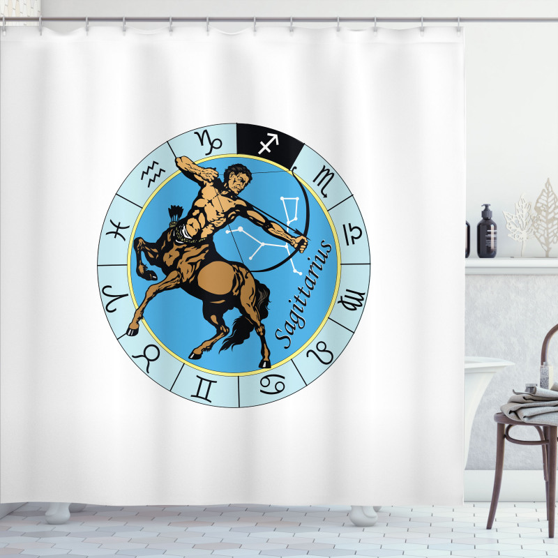 Greek Centaur Shower Curtain