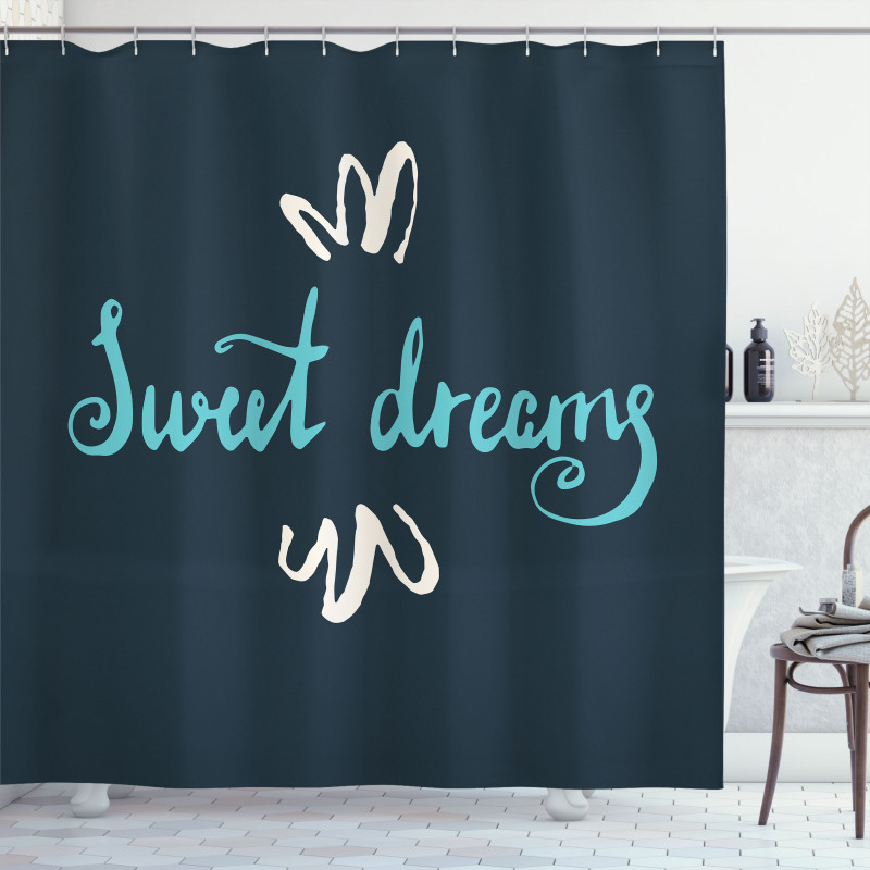 Modern Floral Shower Curtain