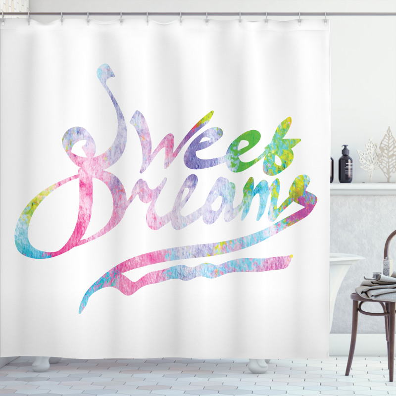 Happiness Youth Themes Shower Curtain