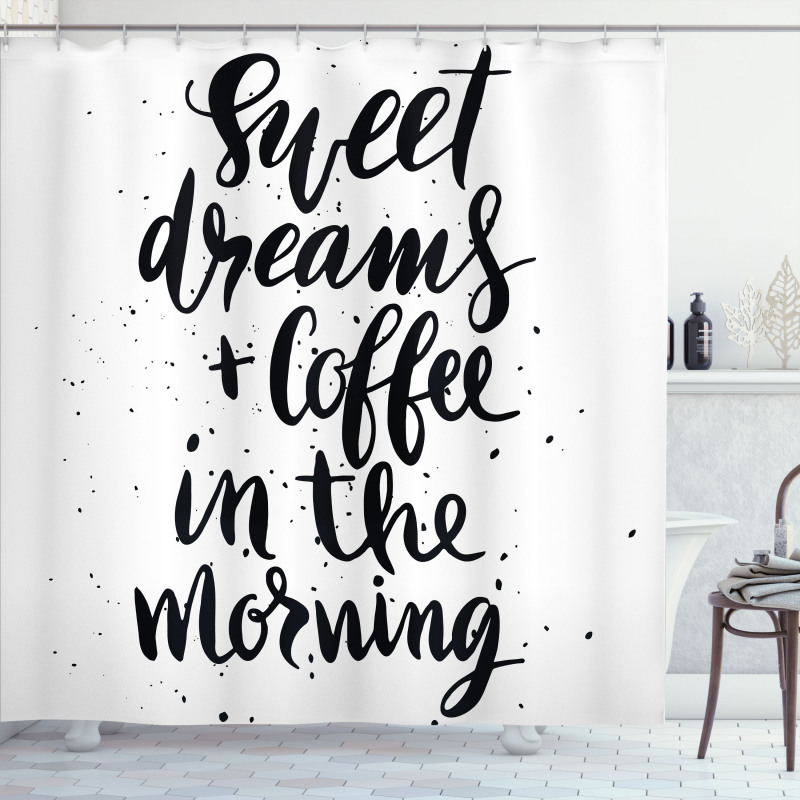 Coffee in Morning Shower Curtain