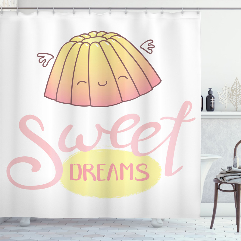 Sleeping Jelly Shower Curtain