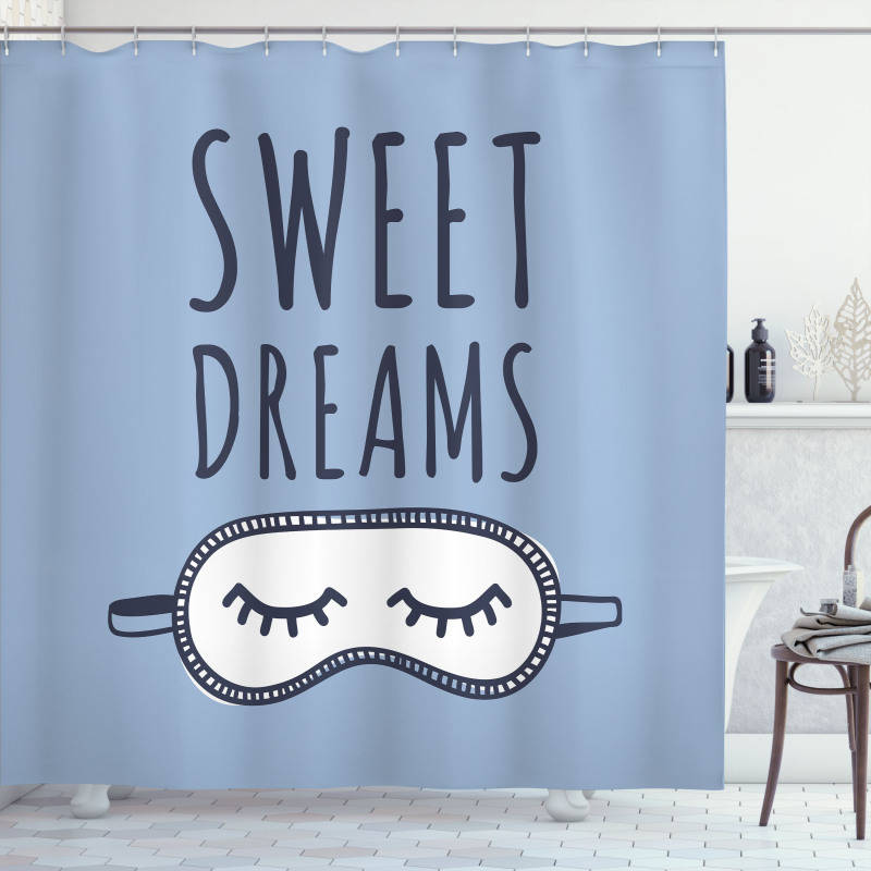 Sleeping Doodle Shower Curtain