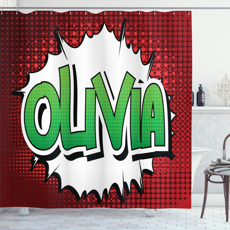 Teen Womens Given Name Shower Curtain