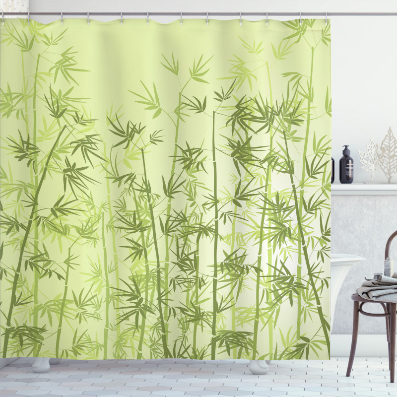 Tropical Growth Forest Shower Curtain