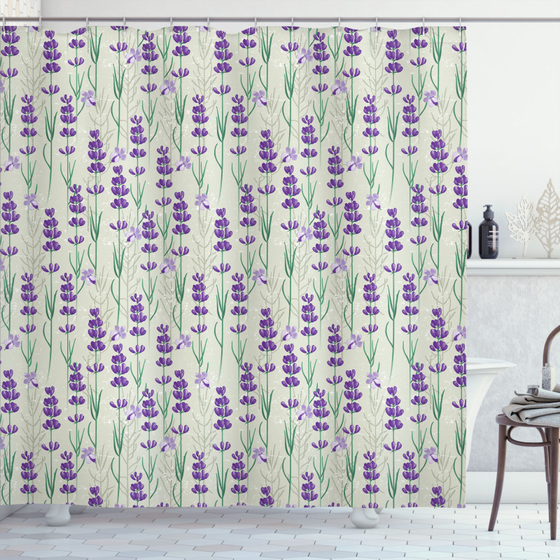 Fresh Herbs Botanical Shower Curtain