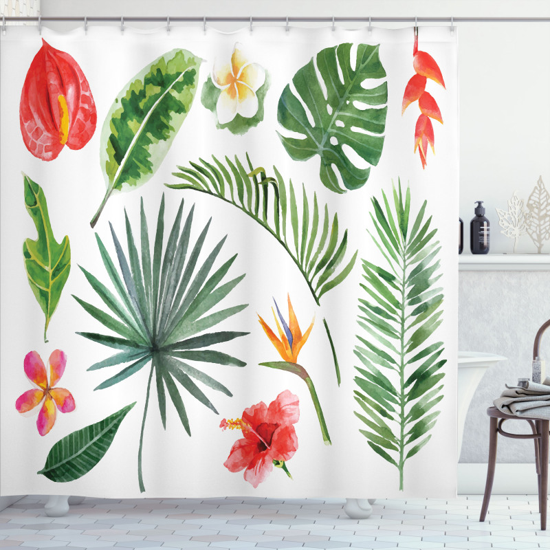 Lush Jungle Rainforest Shower Curtain