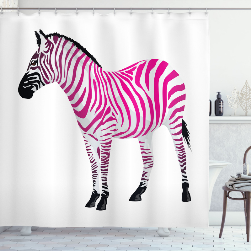 Savannah Animal Art Shower Curtain