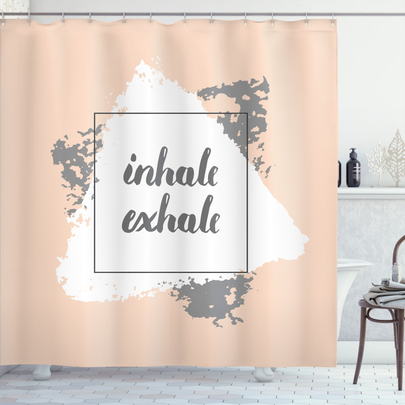 Pastel and Grunge Shower Curtain