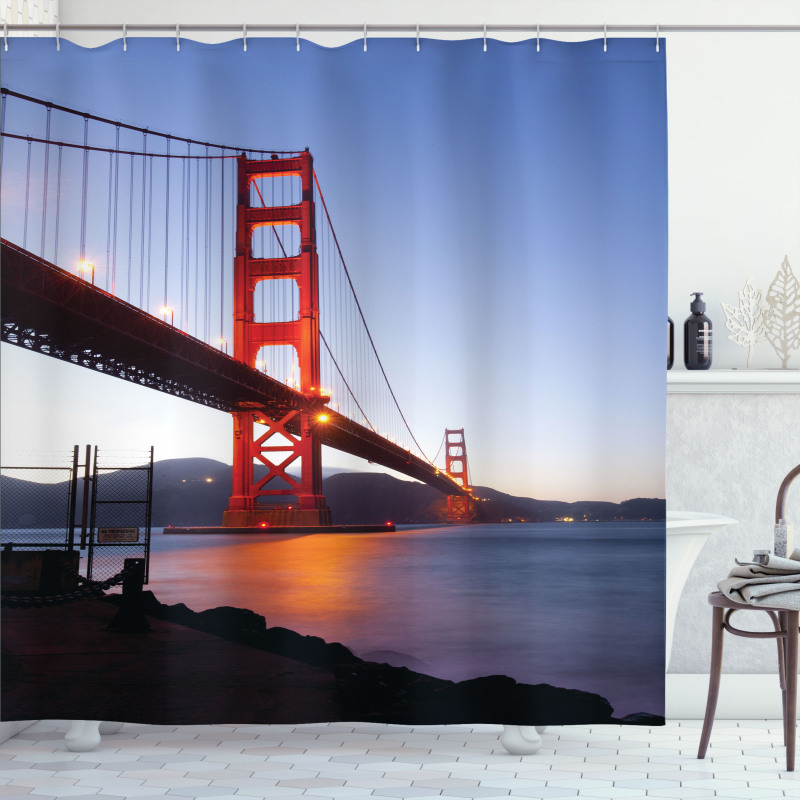 San Francisco Bridge Shower Curtain