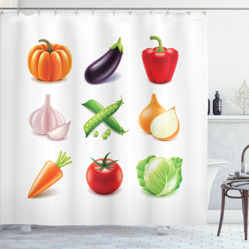 Organic Fresh Farm Shower Curtain