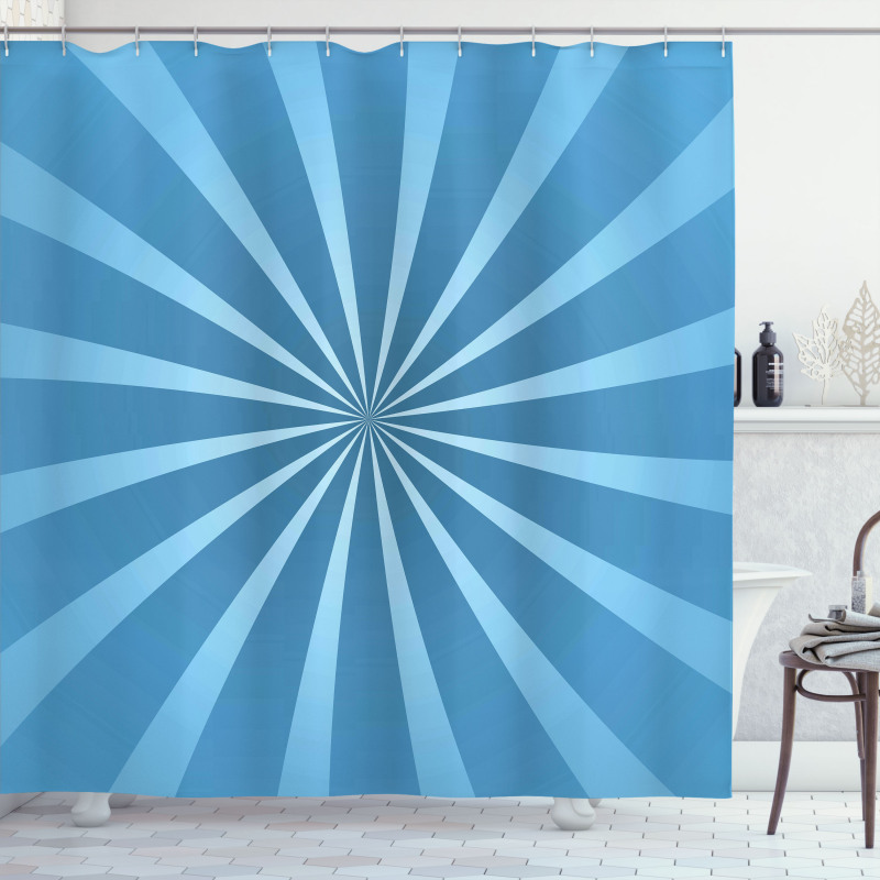 Hypnotic Radials Shower Curtain