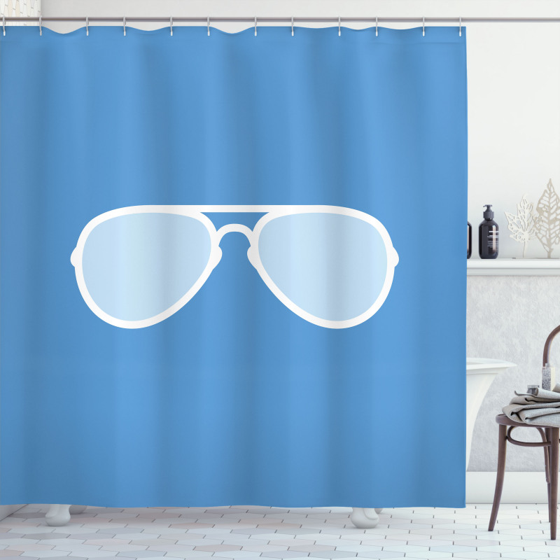 Aviator Sunglass Shower Curtain