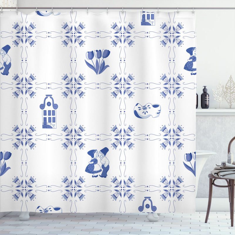 Dutch Culture Shower Curtain